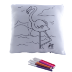 Almohada flamingo