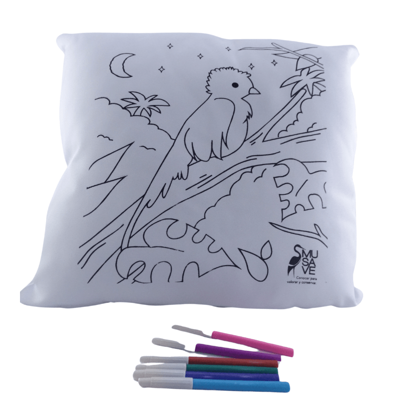 Almohada pajaro